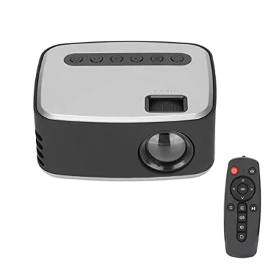 Afbeelding van Mini projector, Draagbare Full HD 1080P videoprojector, Slimme LED projector Ingebouwde Luidspreker, Thuisbioscoopprojector Compatibel met Smartphone/tv stick/PS4/HDMI/AV/USB(#1)