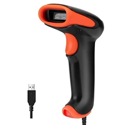 Afbeelding van Tera Pro Barcodescanner USB Bedrade Handheld CCD Streepjescodelezer 1D Lineaire Streepjescodescanner Super Snel Nauwkeurig Scannen voor Scherm Digitale Laptop Smartphone Barcode Plug and Play, 2500C