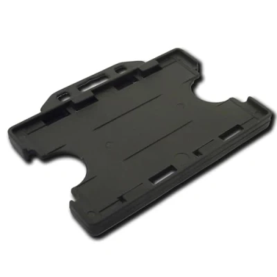 Afbeelding van ID kaart houder, dubbelzijdige houder IT, 5 pack 86 x 54 mm zwart