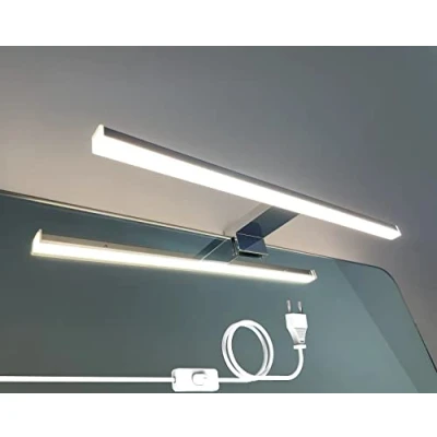 Afbeelding van DILUMEN spiegellamp, 8W 800lm 40cm, Spiegellamp badkamer, spiegelkast verlichting 230v IP44 natuurlijk wit 4000K CRI&gt;80 Badkamer (met schakelaar)