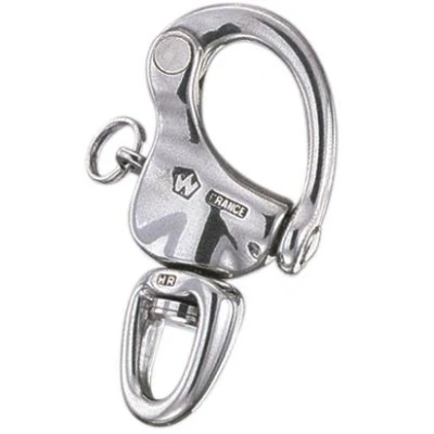 Afbeelding van Wichard Snapsluiting Hr Rvs Met Wartelend Oog 120 Mm