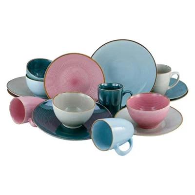 Afbeelding van CreaTable Combi servies Cosy Day (set, 16 delig)