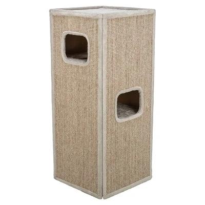 Afbeelding van Trixie Krabpaal Cat Tower Juno Grijs Multifunctioneel met Sisal en Wendbaar Kussen voor Speelse Actieve Katten