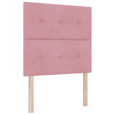 Afbeelding van vidaXL Hoofdbord Knopgeplooid Roze 80 cm Fluweel