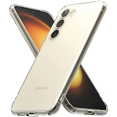 Afbeelding van Ringke Fusion Compatibel met Samsung Galaxy S23 5G Case, Anti Vingerafdruk Doorschijnend Schokbestendig Bumper Hoesje Matte Clear