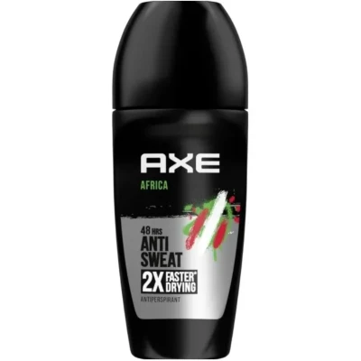 Afbeelding van Axe Deodorant Roll on Africa 50ml Zwart