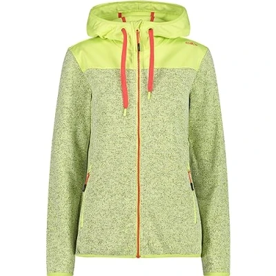 Afbeelding van CMP Dames Knit Tech Mélange fleece jas met capuchon Woman Fix
