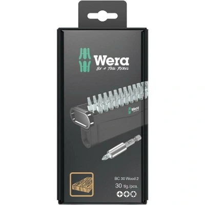 Afbeelding van Wera Bit Check 30 Wood 2 SB, delig 05057438001