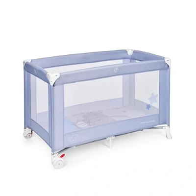 Afbeelding van ms Basic Reisbed voor baby&#039;s, 3 delig, 120 x 60 cm, inclusief matras en draagtas, van 0 maanden tot 15 kg, inklapbaar eenvoudige montage, lichte zeer stabiele structuur