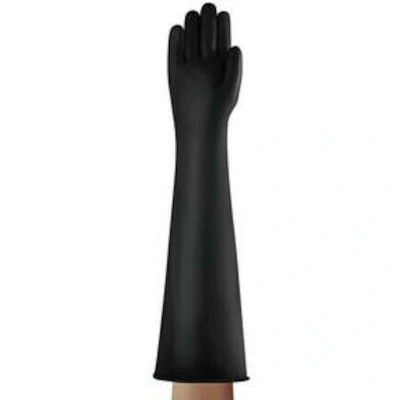 Afbeelding van Ansell Rioolhandschoenen AlphaTec 87 108 Zwart, 9 610 mm