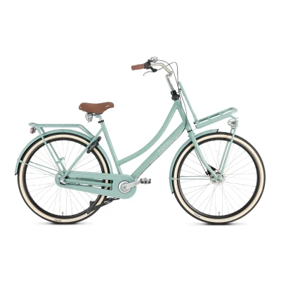 Afbeelding van Popal Daily Dutch Prestige N3 Transportfiets Stadsfiets Dames Mineral Green