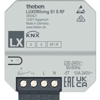 Afbeelding van Theben luxorliving 1 voudige rf schakelactor inbouw 4800621