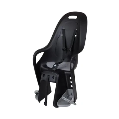 Afbeelding van POLISPORT 8408300002 Achterzitje voor fiets KOARI met wielen van 26&#039;&#039; tot 29&#039;&#039; geschikt kinderen een maximaal gewicht 22kg verankering op het MIK HD bagagerek in Zwart/Grijs