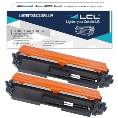 Afbeelding van LCL Tonercartridge compatibel met 30 A 230 CF230A CRG 220 (2 zwart) vervanging voor HP Laser Jet Pro M203D M203DN M203DW MFP M227SDN M227D M227FDN M227FDW Canon mf269n