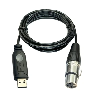 Afbeelding van DSD TECH SH AU20A Shure gibi Dinamik Mikrofonlar için USB XLR Kablo (5.9FT)