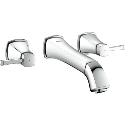 Afbeelding van Grohe Grandera afbouwdeel 3 gats wastafelkraan chroom 20415000