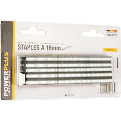 Afbeelding van Powerplus POWAIR0331 Nieten Voor nietmachine tacker Type A 20mm 1000stuks