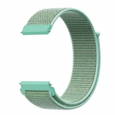 Afbeelding van Garmin Venu / Sq Sq2 2 plus Sport Loop nylon bandje Mintgroen