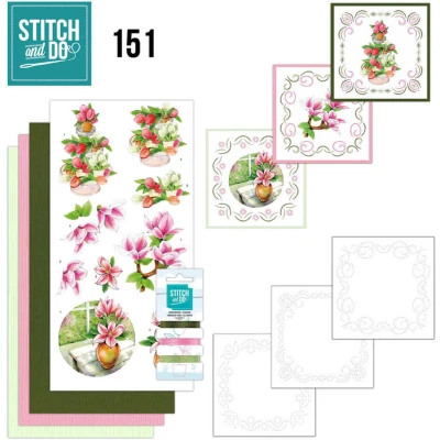 Afbeelding van Nr. 151 Welcome Spring by Jeanine ́s Art for Stitch and Do