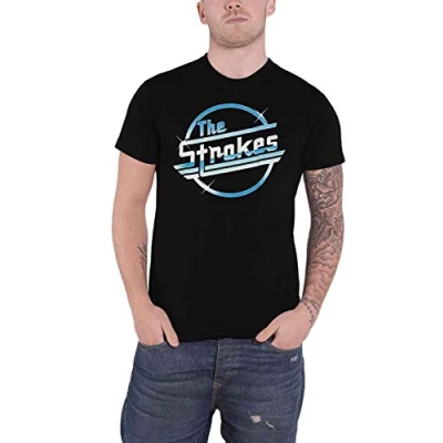 Afbeelding van The Strokes OG Magna Heren T shirt M Zwart