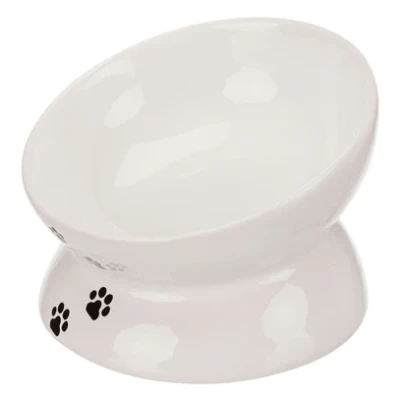 Afbeelding van Trixie Voerbak Kat Wit 150 ML 13 CM