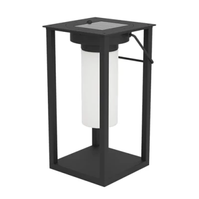 Afbeelding van EGLO Usigni Solar Tafellamp Buiten 28 cm Zwart/Wit