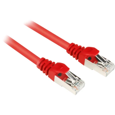 Afbeelding van Sharkoon 4044951014910 Cat 6 STP kabel RJ45 1 m Grijs