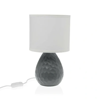 Afbeelding van Bureaulamp Versa Grijs Wit Keramisch 40 W 15,5 x 27,5 cm