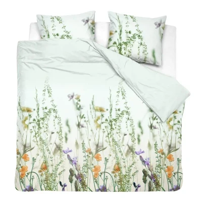 Afbeelding van Dekbedovertrek Cinderella Flora Ivory Satijn 200 x / 220 cm 2 Persoons