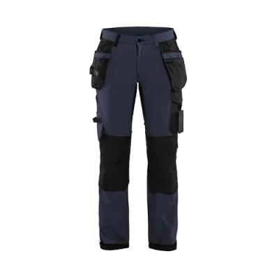Afbeelding van Blaklader Dames 4 weg stretch werkbroek 7192 1645 Donker marineblauw/Zwart D22