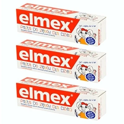 Afbeelding van Elmex tandpasta kinderen. 50 ml (3 Stuk)