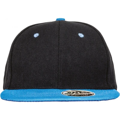 Afbeelding van Result Bronx Original Flat Peak Snapback Dual Colour Cap RC082X Black / Azure
