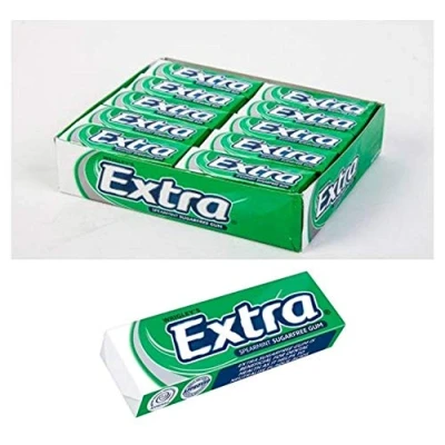 Afbeelding van 10 verpakkingen originele WRIGLEY&#039;S extra kauwgom packs verse voorraad (Spearmint)