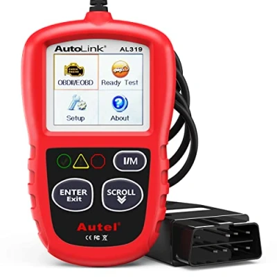 Afbeelding van Autel AL319 OBD2 diagnoseapparaat, foutcode lezen en verwijderen, real time gegevens voertuiginformatie weergeven (Duits online downloaden)