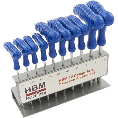Afbeelding van HBM 10 Delige Torx T Grepen Sleutel Set