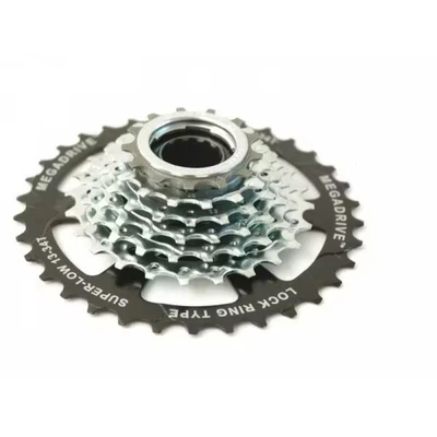 Afbeelding van SunRace Pion 7S 13 34T Zilver