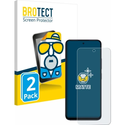 Afbeelding van BROTECT (2 Stuks) Antireflecterende Beschermfolie voor Xiaomi Redmi 12 Anti Glare Screen Protector, Mat, Ontspiegelend