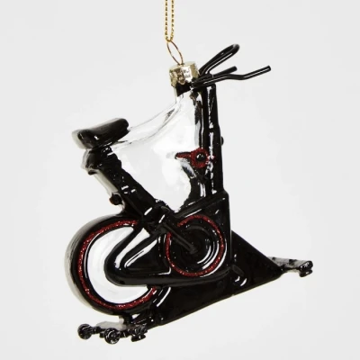 Afbeelding van Yup in de boom Spinningfiets Kerst ornament