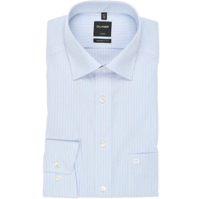 Afbeelding van OLYMP Luxor Modern Fit Overhemd blauw, Gestreept