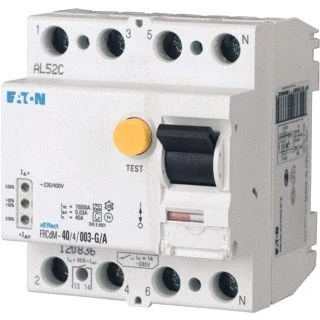 Afbeelding van Eaton frcdm g a digitale aardlekschakelaar kort vertraagd in 25a foutstroom 30ma type 4p 4 mod br 70mm str st v 3ka 168646