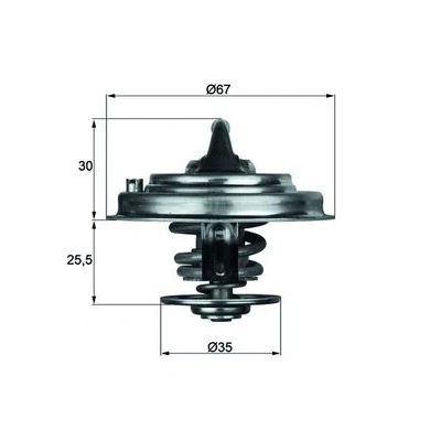 Afbeelding van Mahle Original Thermostaat TX 30 71D