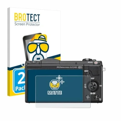 Afbeelding van BROTECT Screenprotector voor Sony Alpha 5100 (DSLR A5100) Folie Beschermfolie matte (2 Stuks)