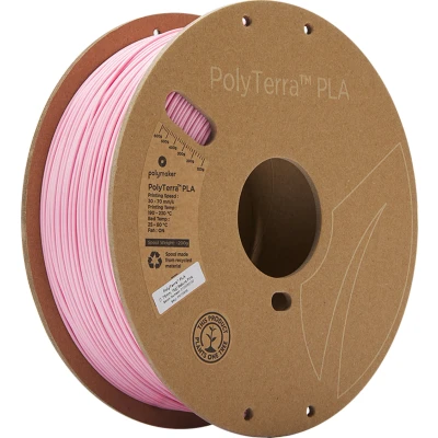 Afbeelding van Polymaker 70908 PolyTerra Filament PLA kunststof Gering kunststofgehalte 1.75 mm 1000 g Sakura Pink 1 stuk(s)