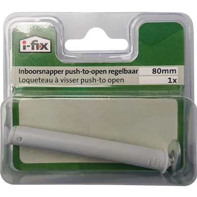 Afbeelding van I FIX inboorsnapper magneetsnapper &quot;push to open &quot; regelbaar 80 mm