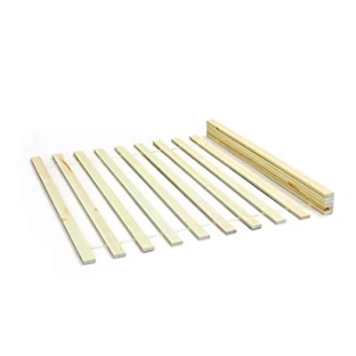 Afbeelding van Inter Link Lattenbodem 140 x 200 op rol Bedsteun Tweepersoonsbed Bed voor 2 personen Massief grenen Natuurlijk BxDxH :200x140x2 cm