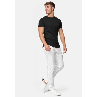 Afbeelding van Indicode Jeans Bryne Chino, Heren, Maat: Small, Offwhite