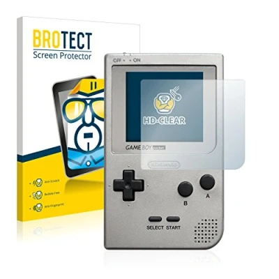 Afbeelding van BROTECT Screenprotector voor Nintendo Gameboy Pocket Folie Beschermfolie transparant (2 Stuks)