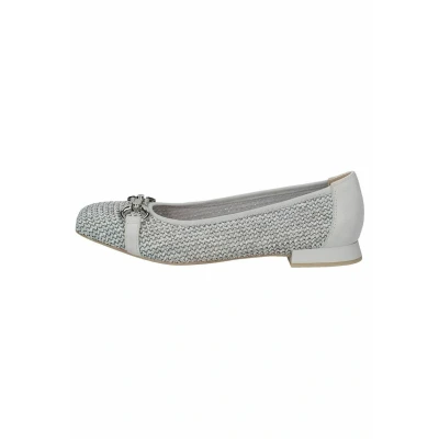 Afbeelding van Caprice Ballerina&#039;s, Dames, Maat: 37, It blue comb Leer en textiel