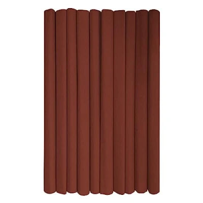 Afbeelding van Interdruk Crêpepapier rollen voor Kinderen DIY en Decoraties Pakket van 10 (50 cm x 200 cm, 28 g/m2) 27 bruin