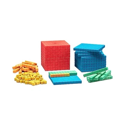 Afbeelding van LEARNING TO BE ACTIVE Colored Diene&#039;s basisbereik voor decimale berekening 141 delen RE Wood